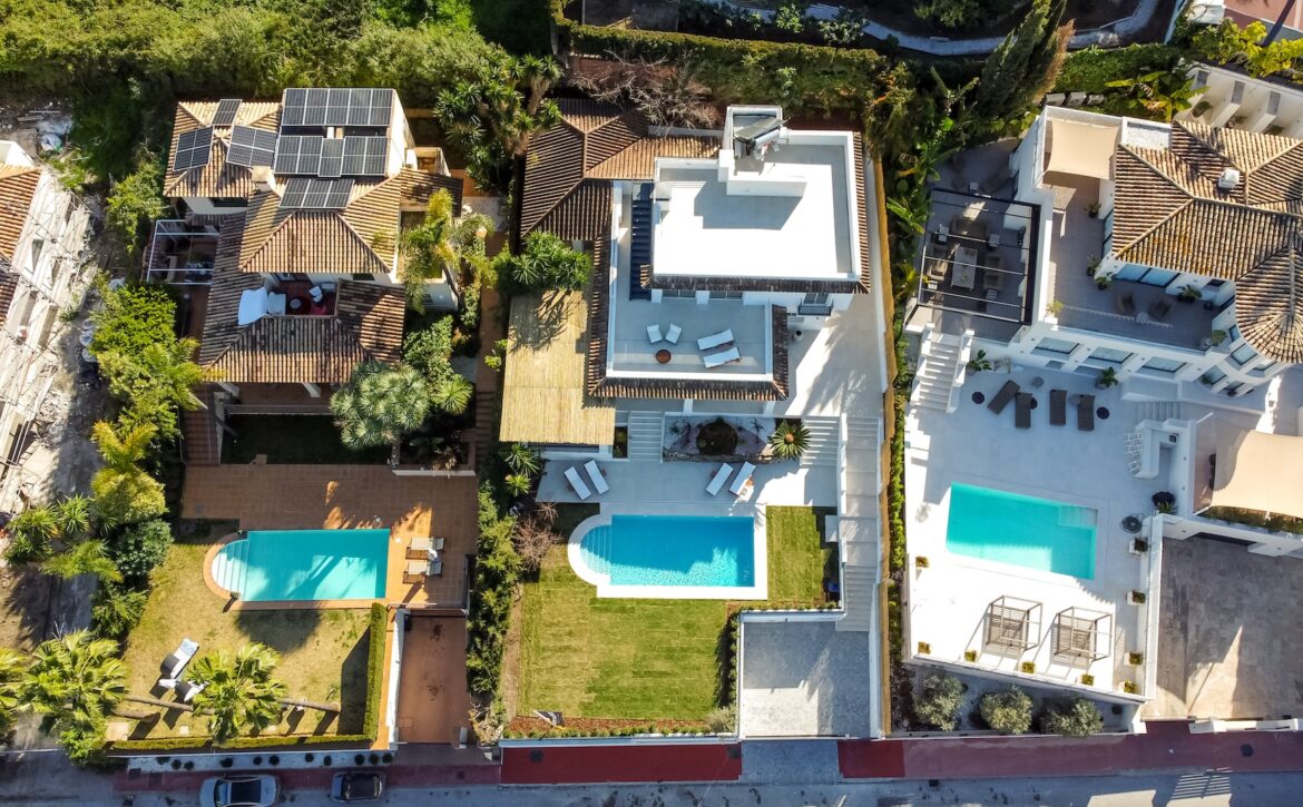 villa drone shoot
